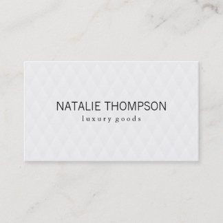 Diamond Pattern | White Business Card