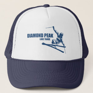 Diamond Peak Lake Tahoe Skier Trucker Hat