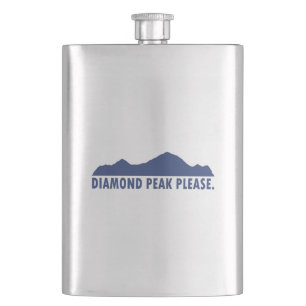 Diamond Peak Please Hip Flask