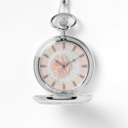 Diamond Peony Pastel Pink Watch