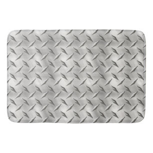 Diamond Plate 1 Bath Mats
