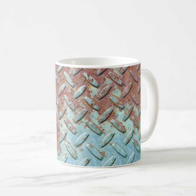 Diamond Plate 4 Mug (Front Right)