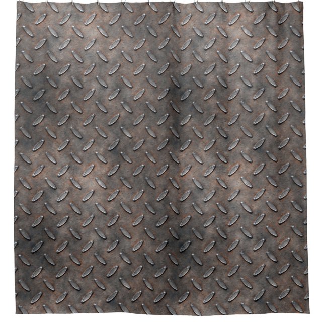 Diamond Plate 5A-5B Image Options Shower Curtains (Front)