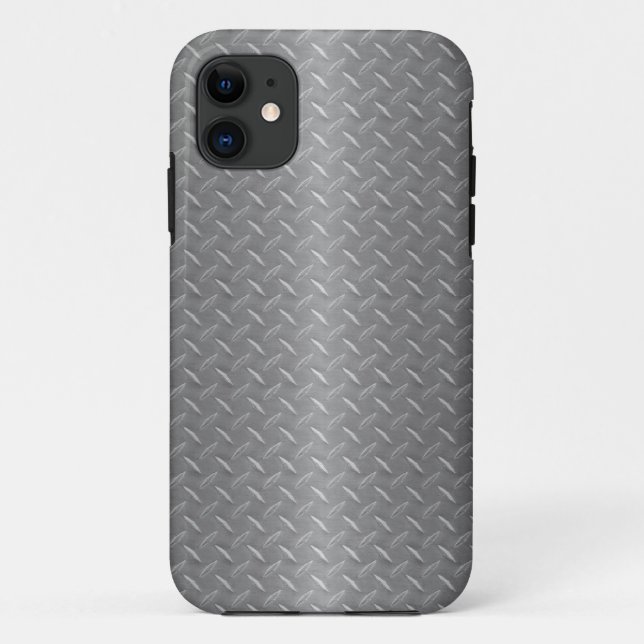Diamond Plate Case-Mate iPhone Case (Back)
