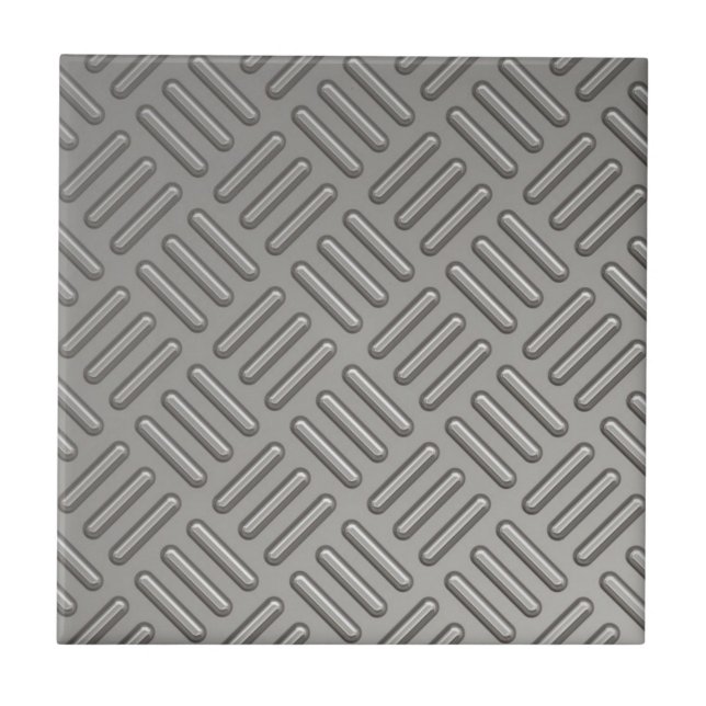 Diamond Plate Faux Pattern Tile (Front)