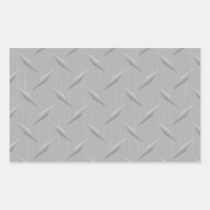 Diamond Plate Metal Sticker