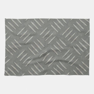 Diamond Plate Stainless Steel Textured Kitchen Towel