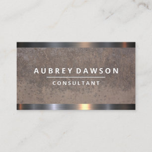 Diamond Plated Steel Texture Background Business Card