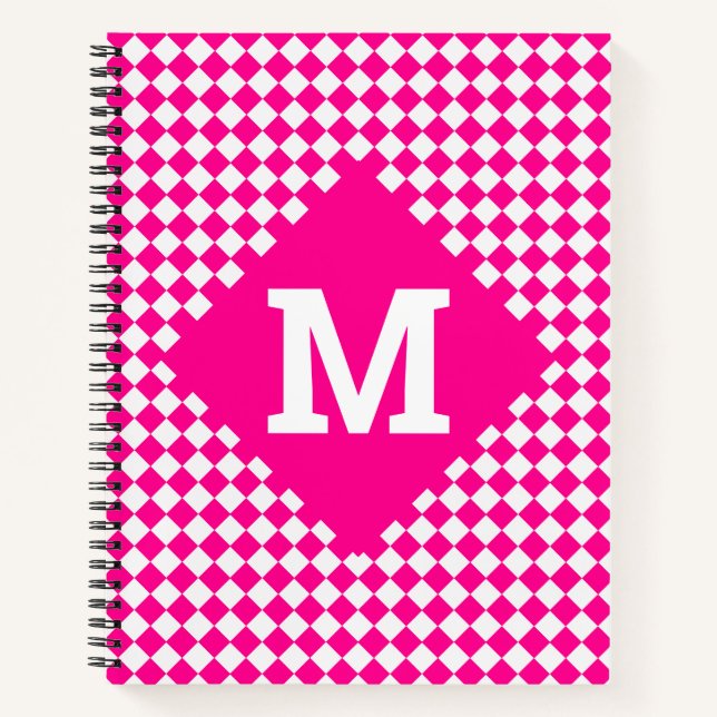 Diamond Pop: Bold & Customizable Charm Notebook (Front)