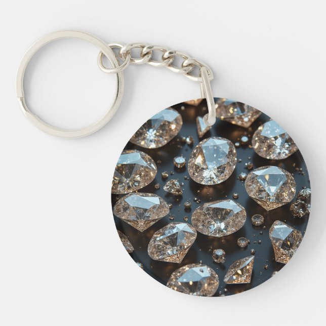 Diamond Porte - clés a l'air vrai diamant luxe (Devant)