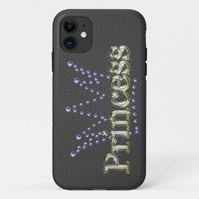 Diamond "Princess" Bling Iphone 5 "Barely There" Case-Mate iPhone Case (Back)