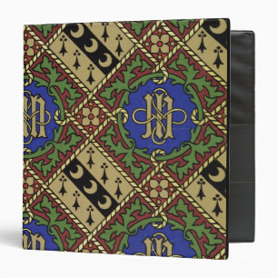 Diamond print ecclesiastical wallpaper design binder