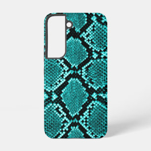 Diamond Rattlesnake Snake Skin aqua Samsung Galaxy Case