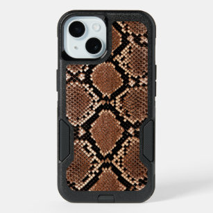 Diamond Rattlesnake Snake Skin iPhone 15 Case