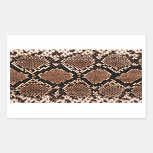 Diamond Rattlesnake Snake Skin Sticker