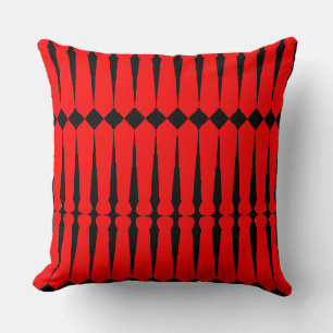 Diamond Red Ties Novelty Throw Pillow