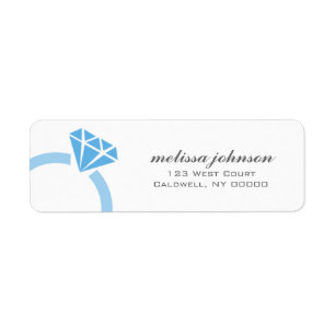 Diamond Ring Address Labels