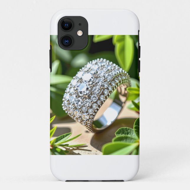 Diamond ring image Case-Mate iPhone case (Back)