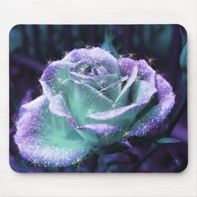Diamond Rose Mouse Pad (Front)