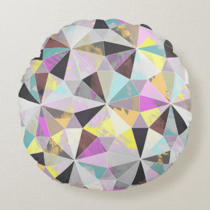 Diamond Round Pillow