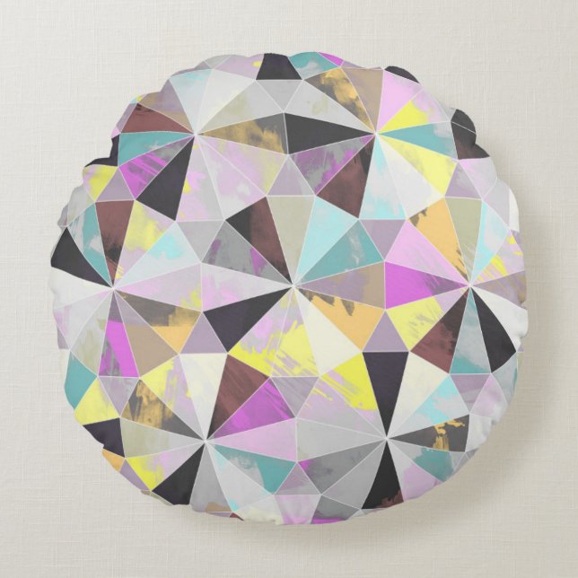 Diamond Round Pillow (Front)