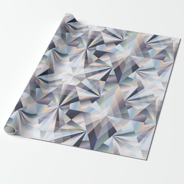 Diamond seamless background, vintage illustrationd wrapping paper (Unrolled)