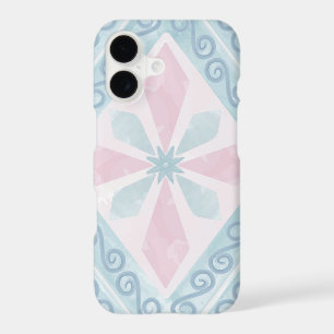 diamond shaped blue pattern