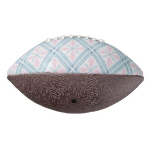 diamond shaped blue pattern football