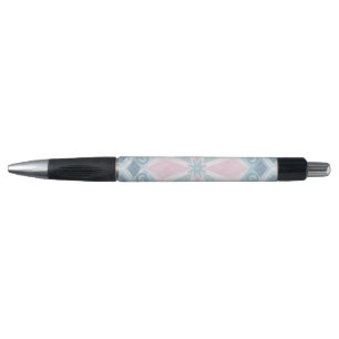 diamond shaped blue pattern pen
