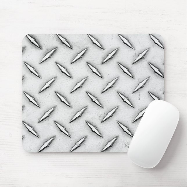Diamond Sheet Metal Mouse Pad (With Mouse)