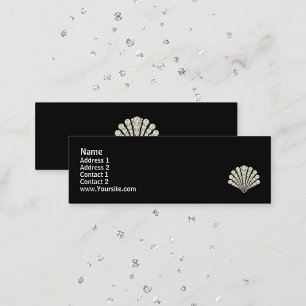 Diamond Shell  Mini Business Card
