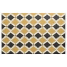 Diamond Shell on Black/White/Gold