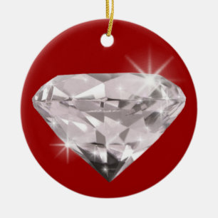 diamond shine adorn ceramic ornament