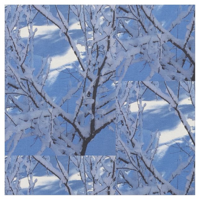 Diamond Snow Fabric (Close Up)