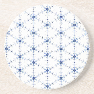 Diamond Snowflake Pattern Coaster