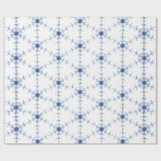 Diamond Snowflake Pattern Wrapping Paper