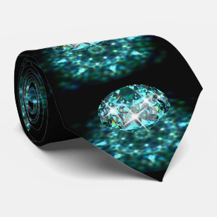 Diamond sparkly gemstone elegant tie