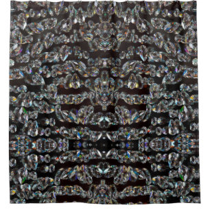 Diamond sparkly pattern elegant silver and black