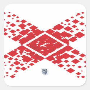 Diamond Square Sticker