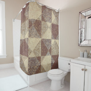 Diamond Square Tile Speckled Muted Earth Tones
