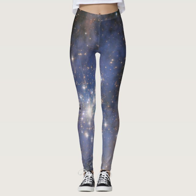 Diamond Stars in Carina Nebula Hubble Space Leggings (Front)