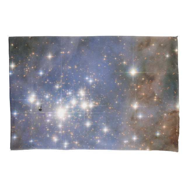 Diamond Stars in Carina Nebula Hubble Space Pillowcase (Front-Left)