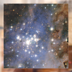 Diamond Stars in Carina Nebula Hubble Space Window Cling