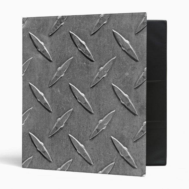 Diamond Steel Plate Binder (Front/Inside)