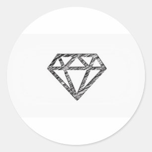 Diamond sticker