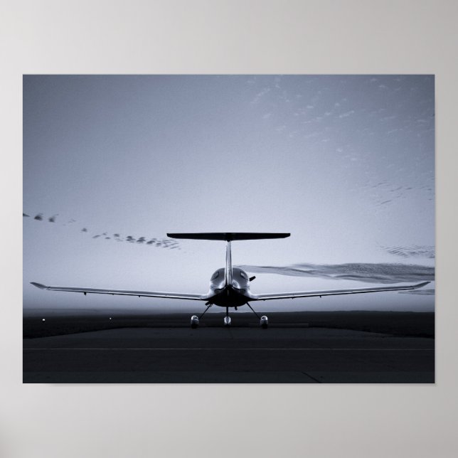 Diamond Sunset Silhouette Poster (Front)