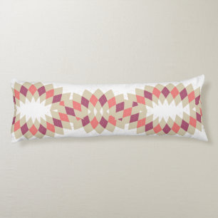 Diamond Swirl Pattern Body Pillow
