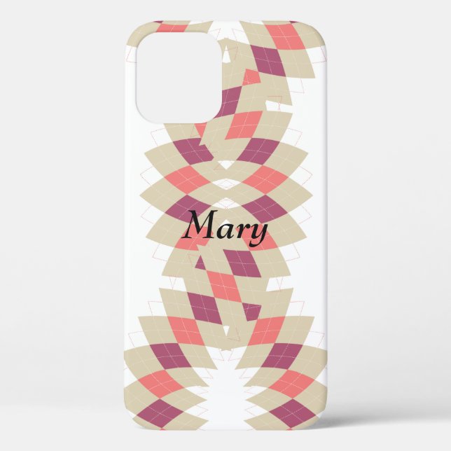 Diamond Swirl Pattern Case-Mate iPhone Case (Back)