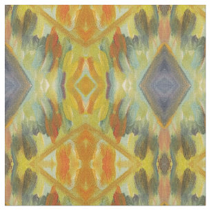 Diamond Tapestry Elegant Modern Ikat Southwest Fabric