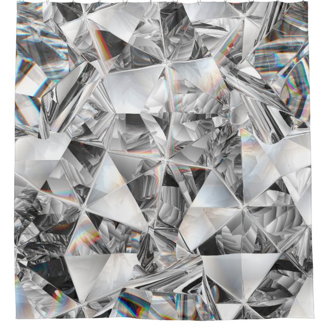 Diamond Texture Closeup: Kaleidoscope View. (Front)